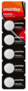 Smartbuy CR2032 BL5 Lithium 3V (5/100) Smartbuy CR2032 BL5 Lithium 3V (5/100)